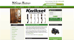 Desktop Screenshot of mcgregorhardware.com